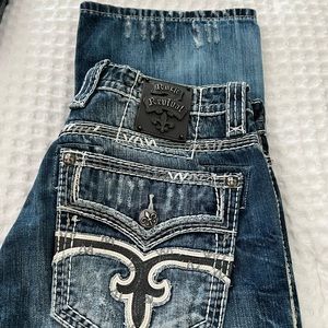 Mens Rock Revival Jeans
